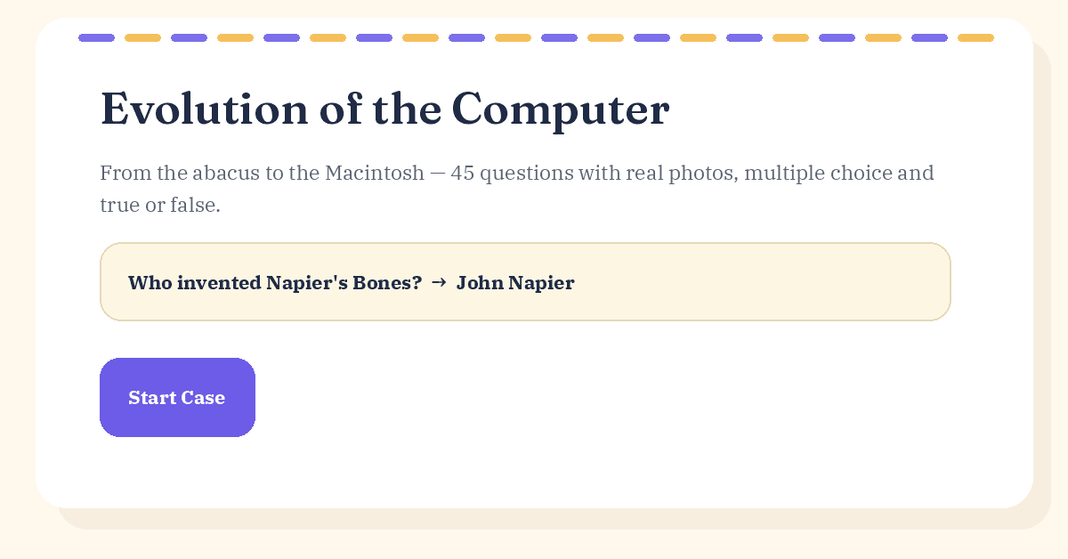 Evolution of the Computer