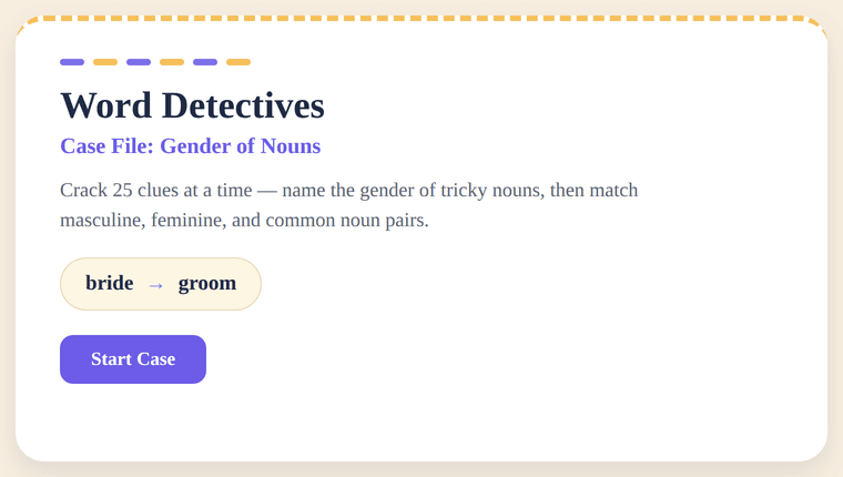 Gender of Nouns