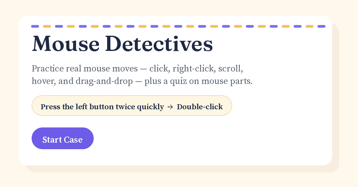 Mouse Detectives