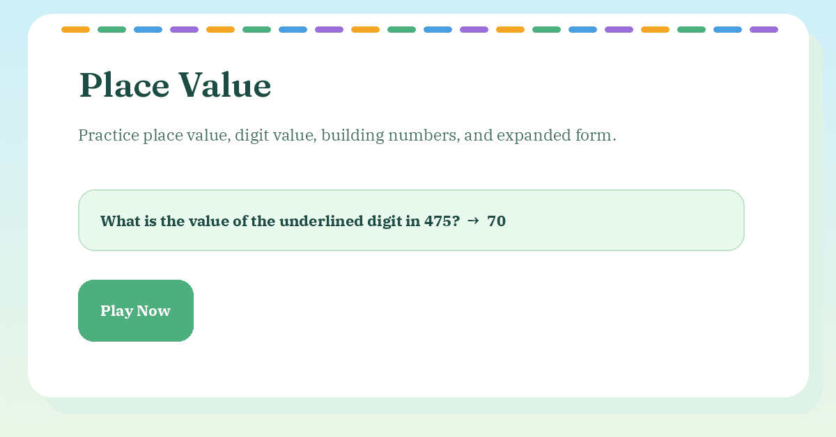 Place Value