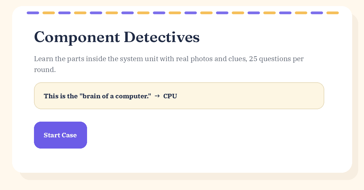 Components of the System Unit