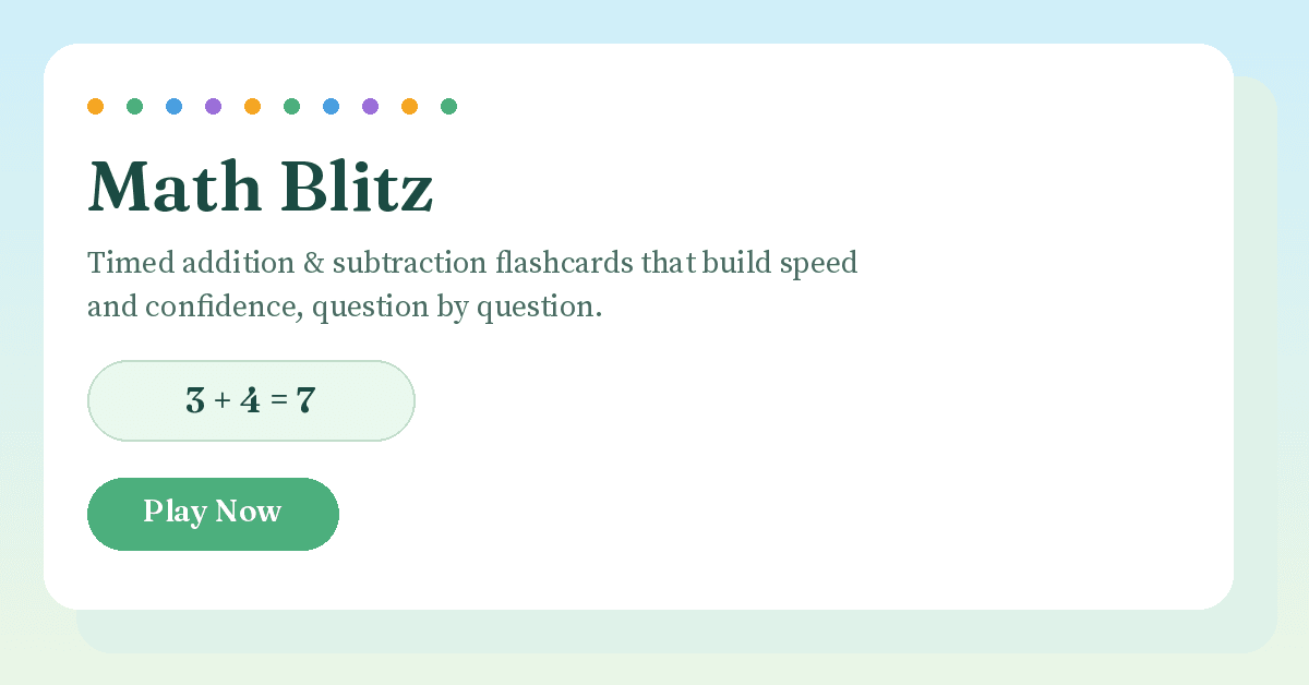 Math Blitz