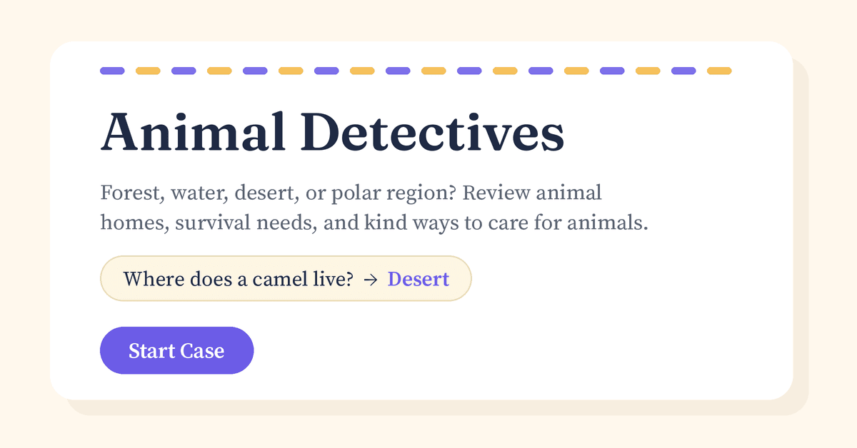 Animal Detectives